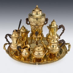 19th Century French Monumental Silver-Gilt Tea Service by Cardeilhac, circa 1870