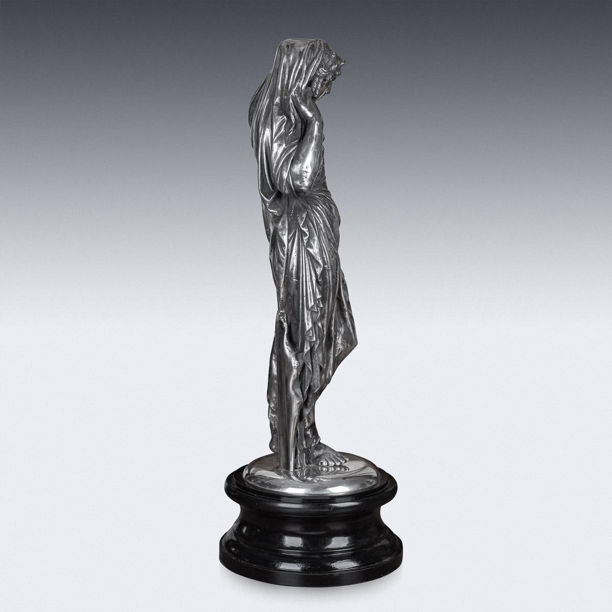 19th Century French Monumental Solid Silver Figural Centrepiece, C.1840 For Sale 1