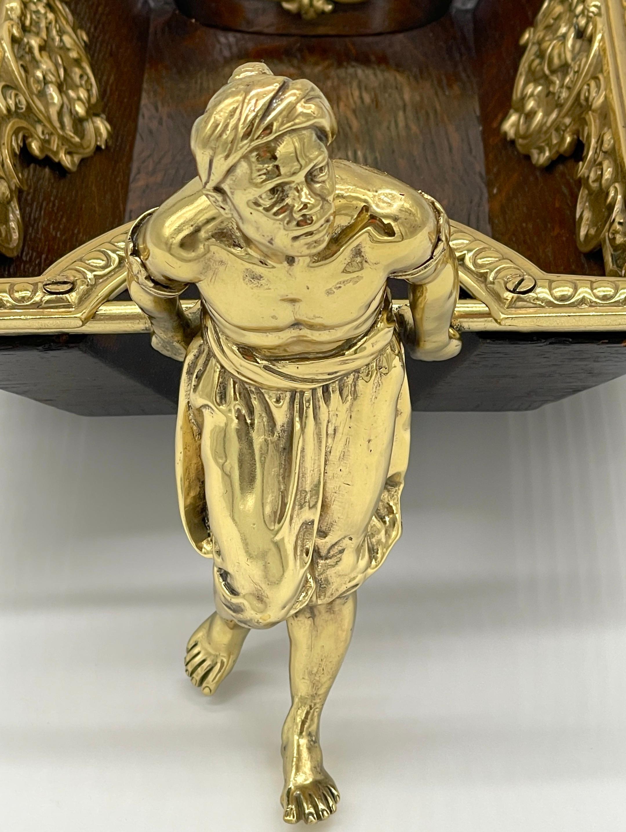 19th Century French Moorish Gilt Bronze Figural Centerpiece  For Sale 4