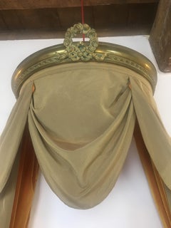 19th Century French Mounted Bed Corona or Decorative Sculpture
