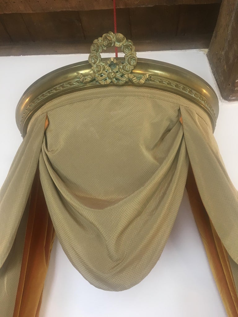 19th Century French Mounted Bed Corona or Decorative Sculpture at 1stDibs