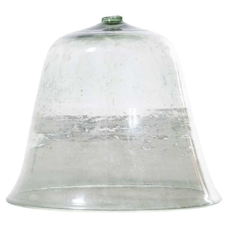 19th Century French Mouth Blown Glass Cloche '1422.6' For Sale
