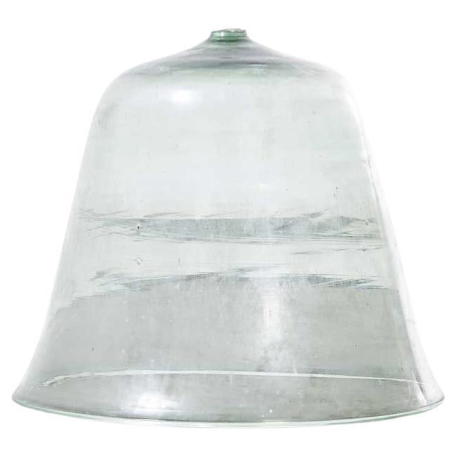 19th Century French Mouth Blown Glass Cloche '1422.9' For Sale