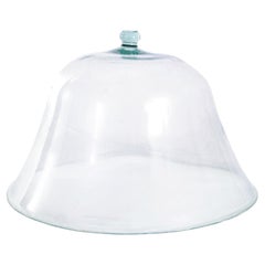 19th Century French Mouth Blown Glass Cloche (5280)