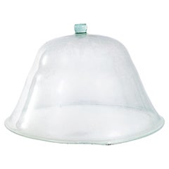 19th Century French Mouth Blown Glass Cloche (5281)