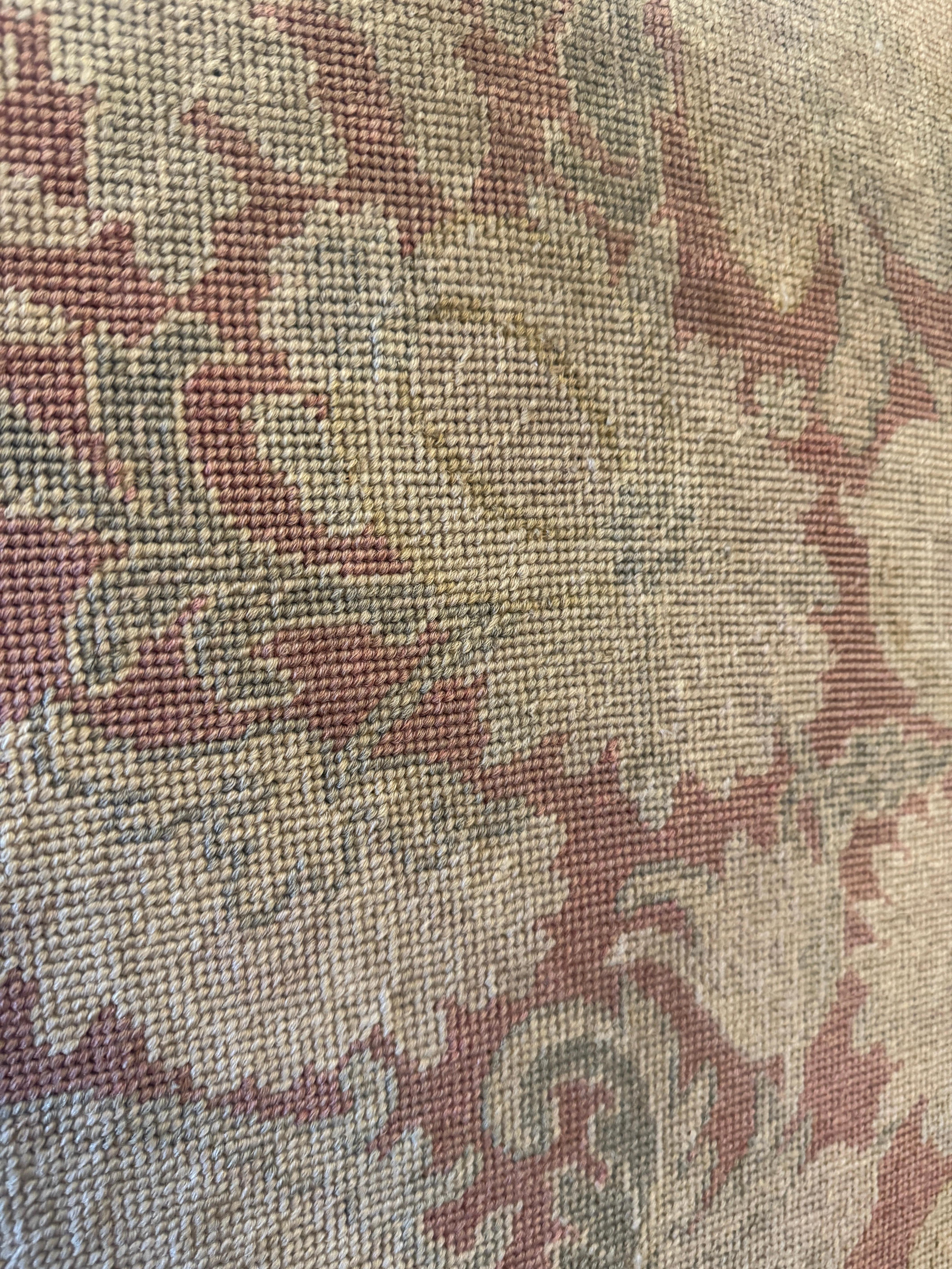 19th Century French Mouton Oak Chair with Needlepoint Upholstery For Sale 1