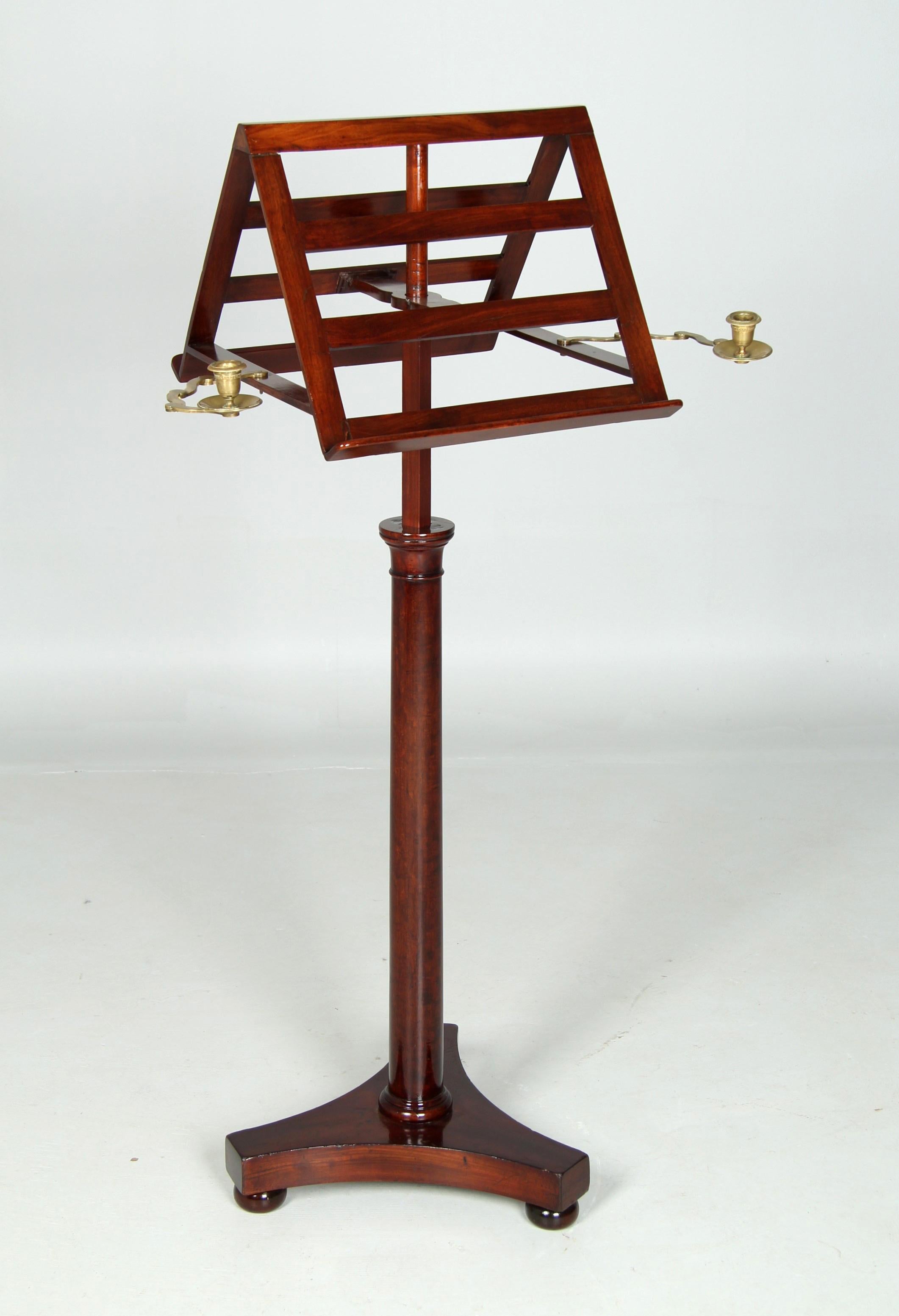 19th Century French Music Stand with Candle Holders For Sale 7