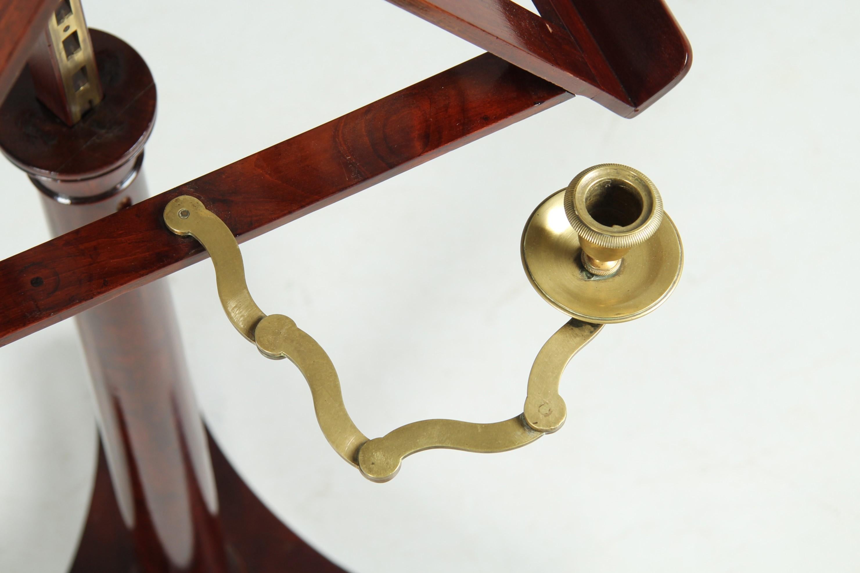 19th Century French Music Stand with Candle Holders For Sale 1