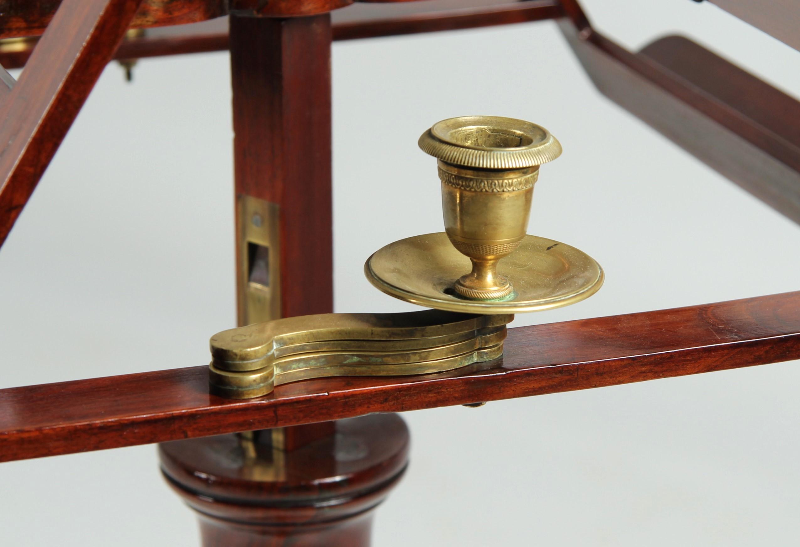19th Century French Music Stand with Candle Holders For Sale 3