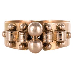 19th Century French Napoleon III 18 Karat Rose Gold Ring