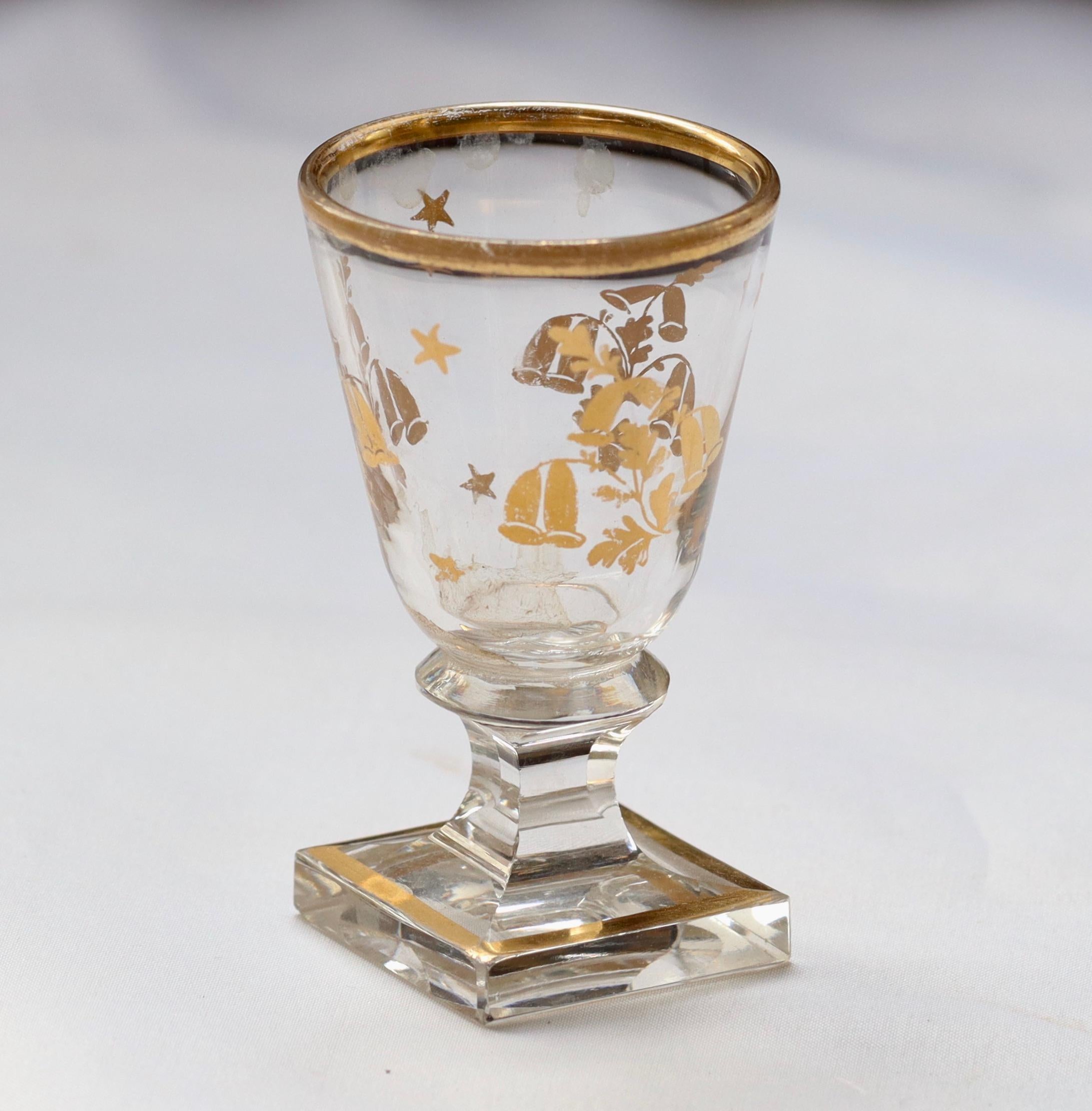 19th Century French Napoléon III Baccarat Crystal Tantalus 