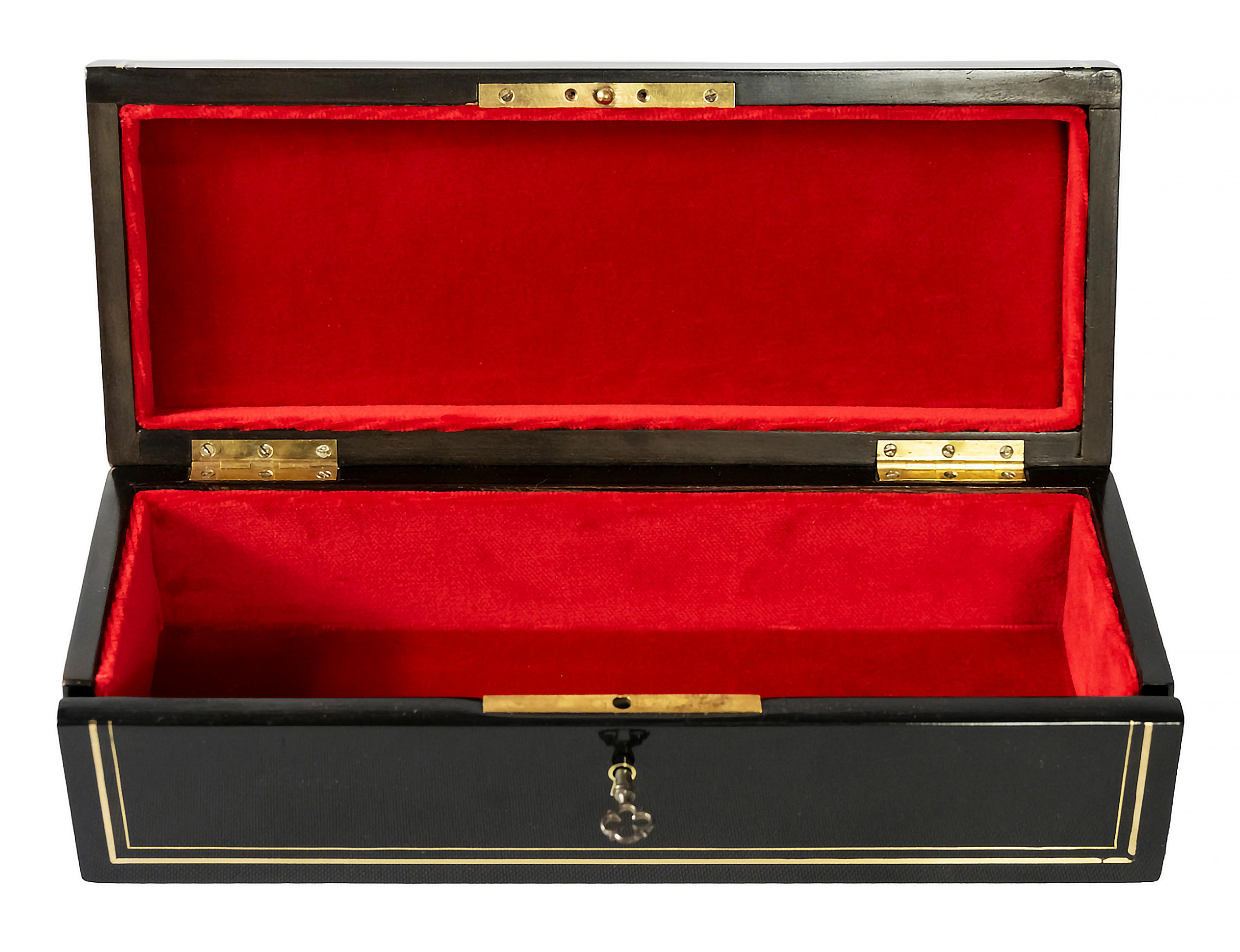19th Century French Napoleon III / Boulle Box In Good Condition For Sale In Vilnius, LT