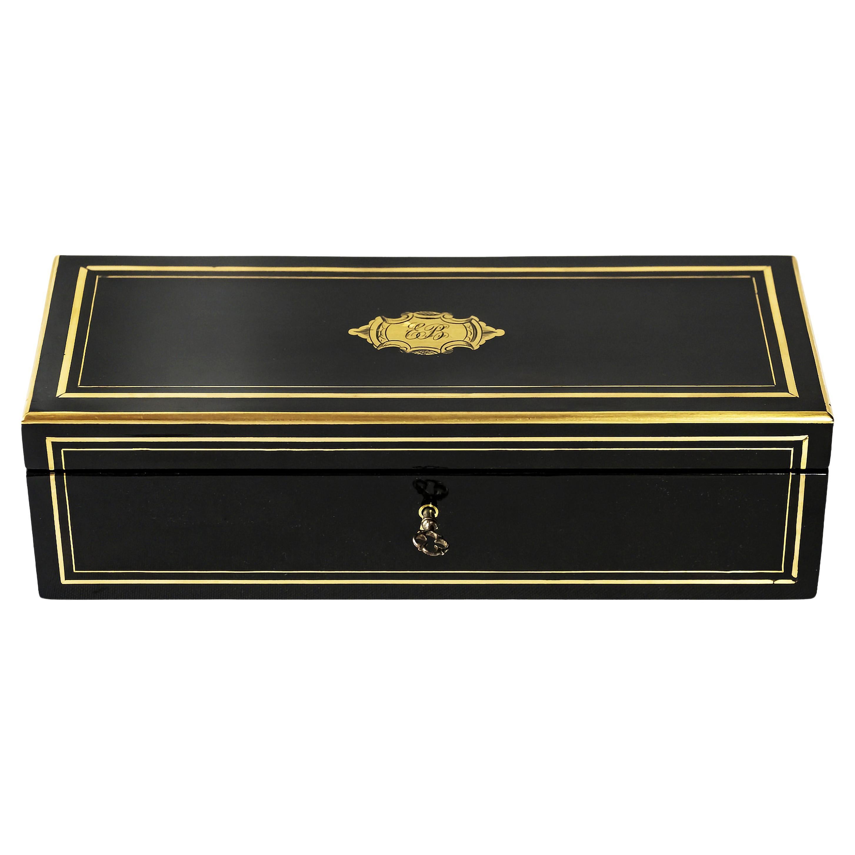 19. Jahrhundert Französisch Napoleon III / Boulle Box