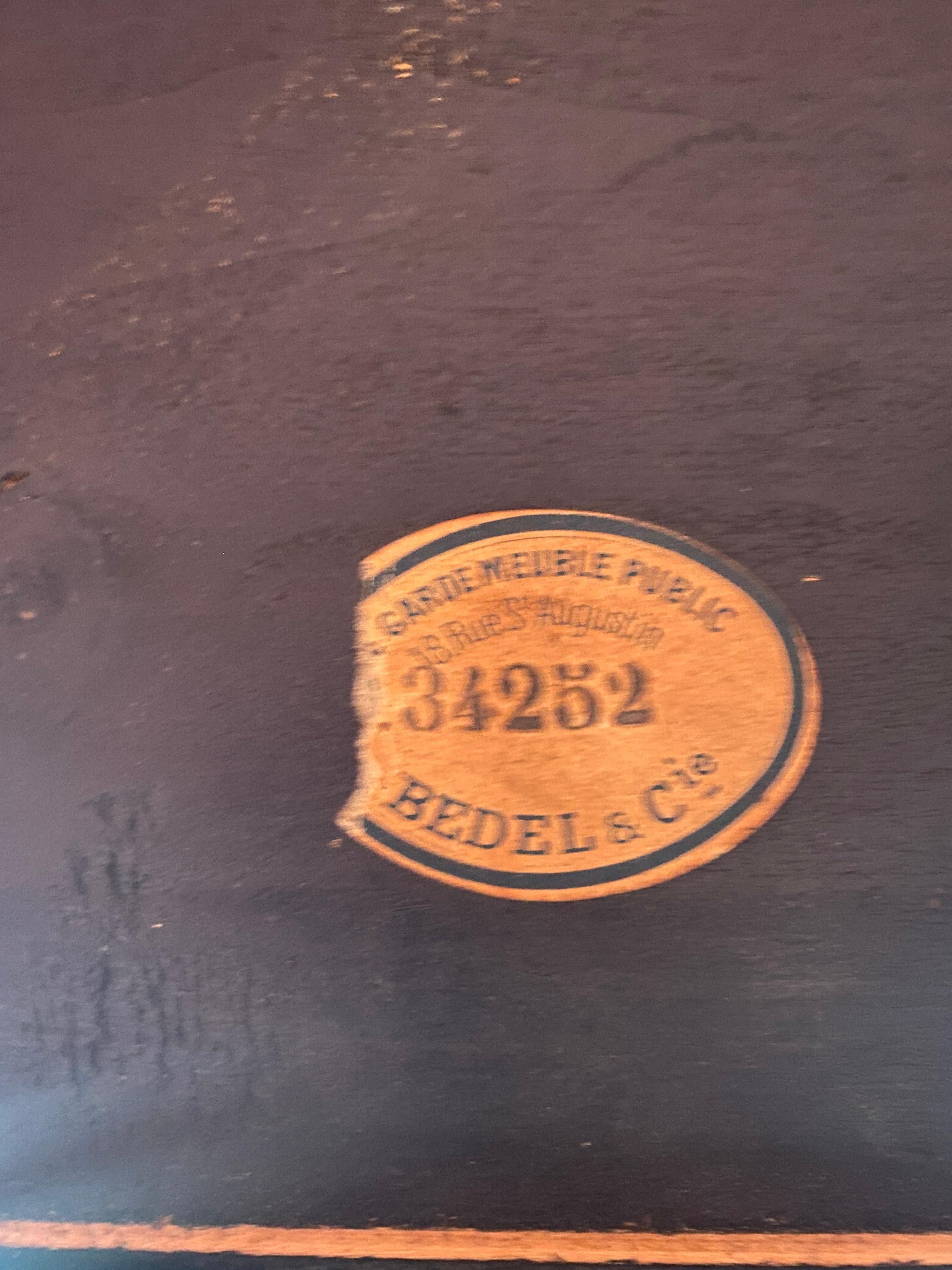 Table centrale française Napoléon III du 19ème siècle Boulle Bon état - En vente à Nashville, TN