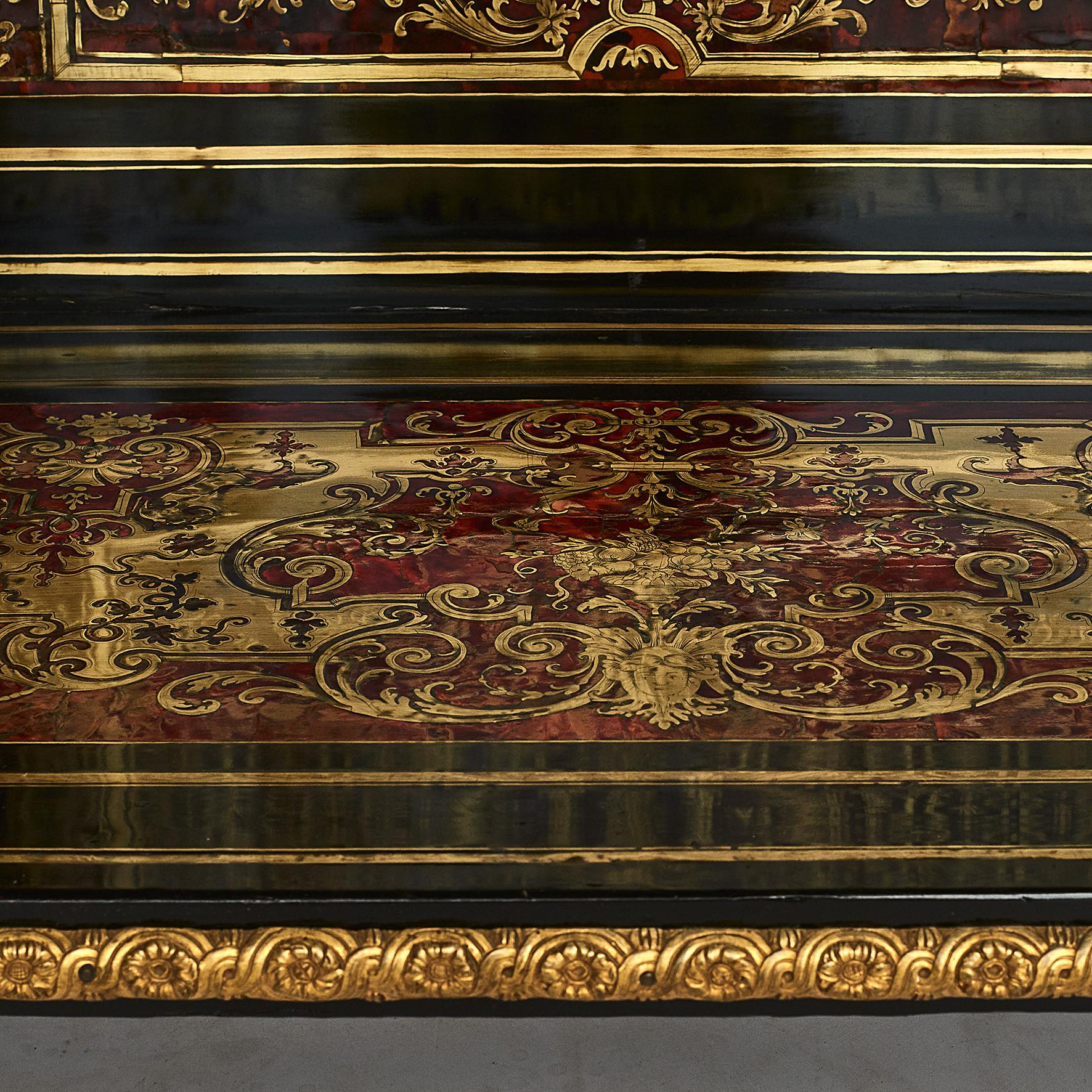 19th Century French Napoleon III Boulle Console Table 9