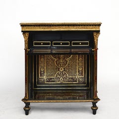 19th Century French Napoleon III Boulle Console Table