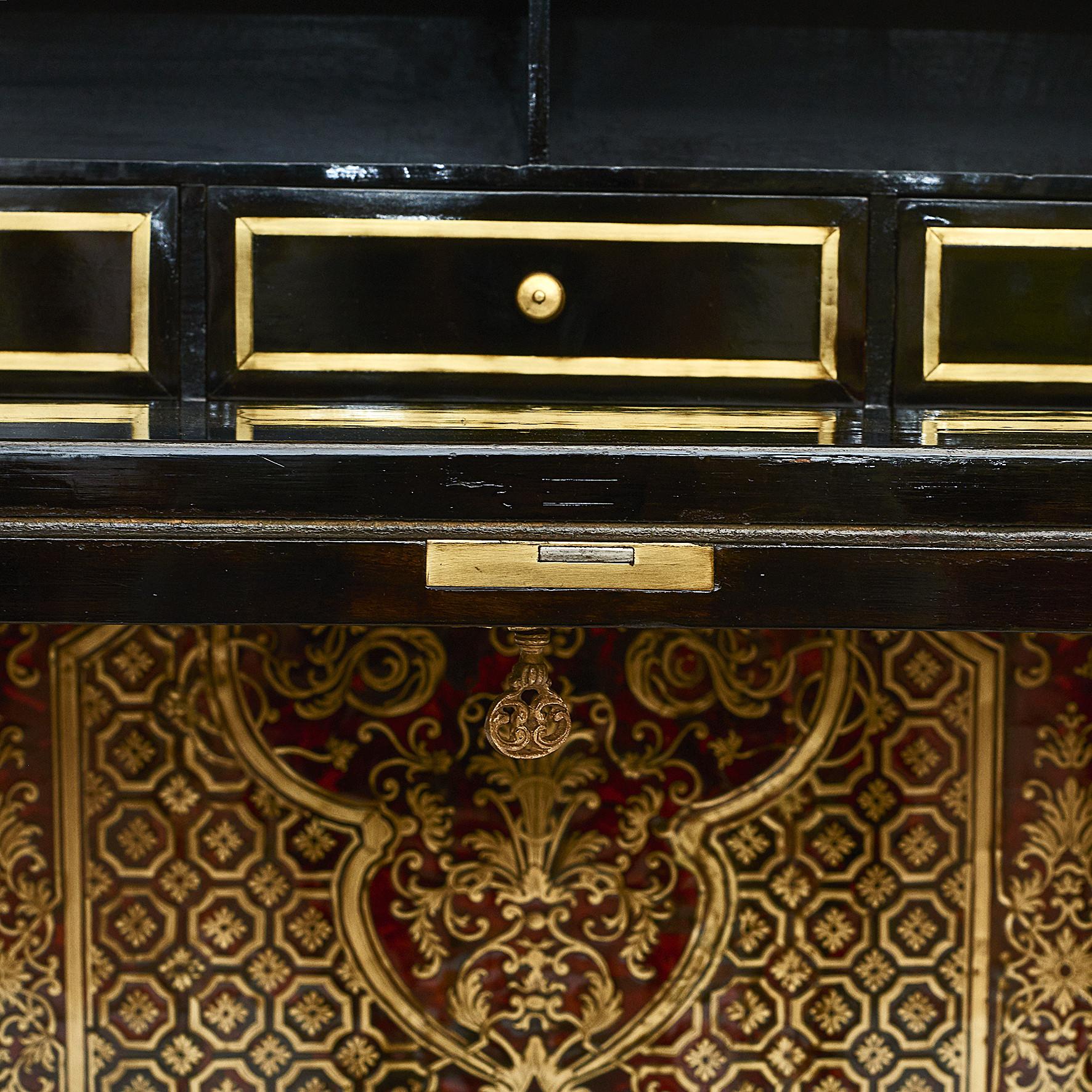 19th Century French Napoleon III Boulle Console Table 2