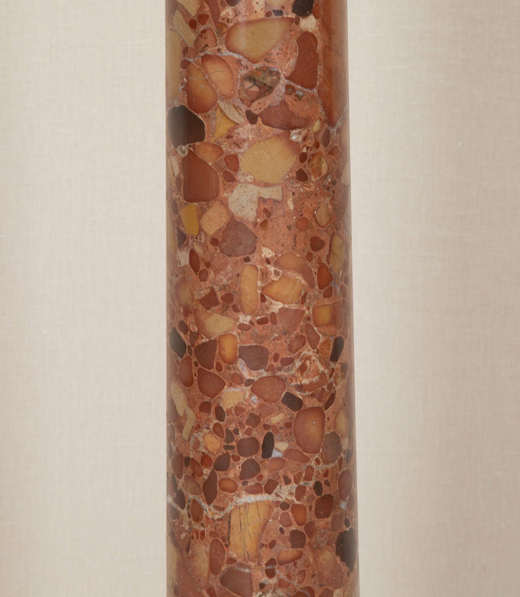 19th Century French Napoleon III Brocatelle Marble Column For Sale 6