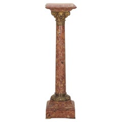19th Century French Napoleon III Brocatelle Marble Column