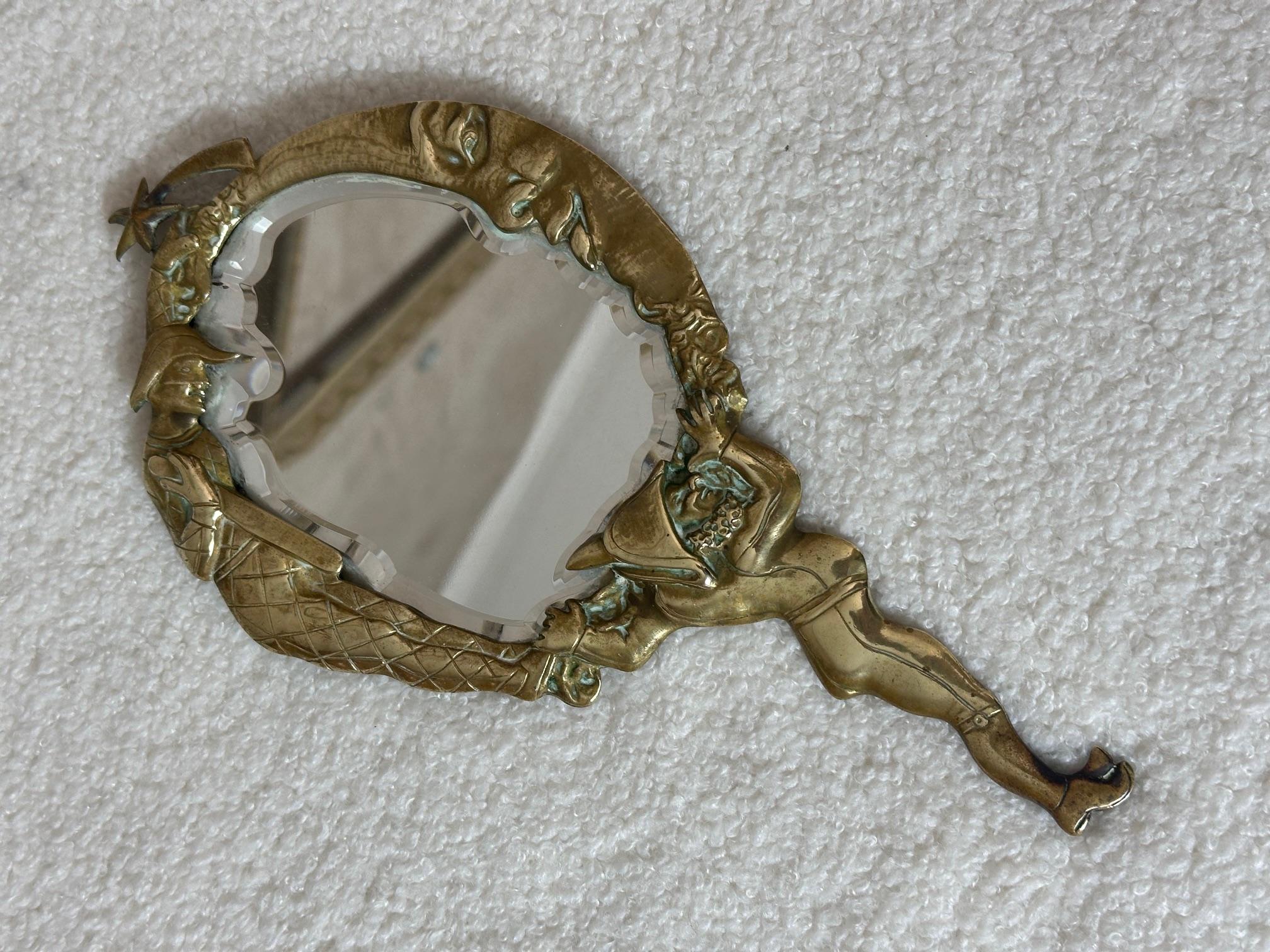 Bronzo Specchio a mano in bronzo Napoleone III francese del XIX secolo, anni '70 del XIX secolo in vendita