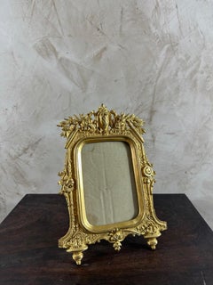 19th century French Napoleon III Bronze Picture Frame
