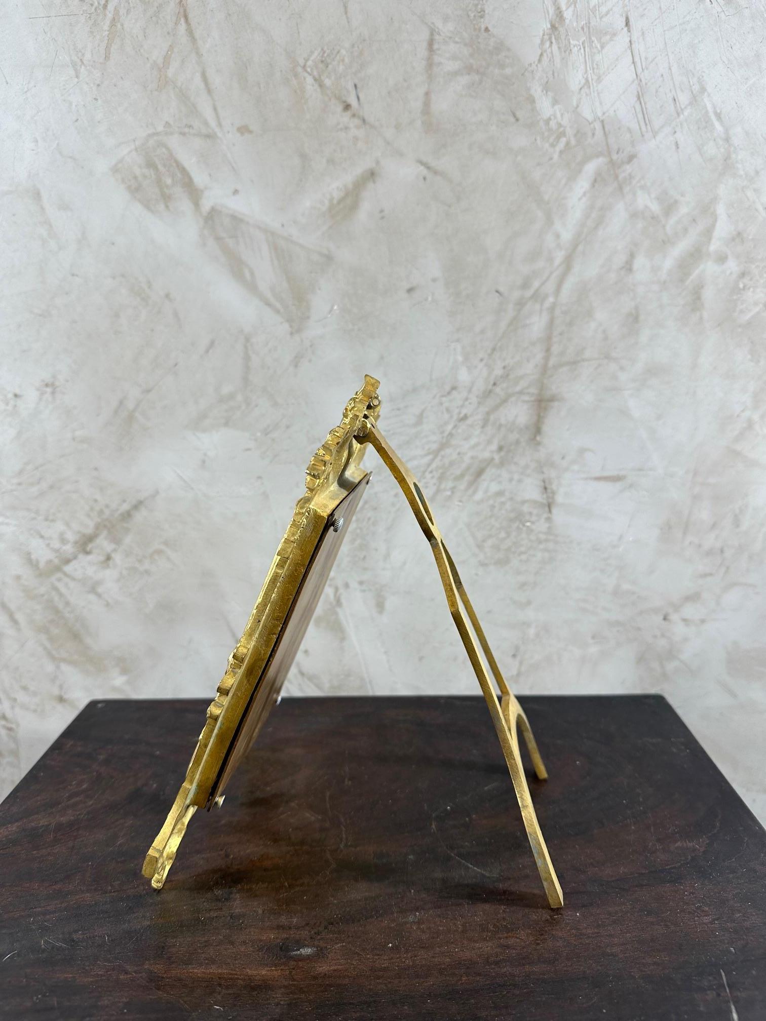 Bronzo Cornice in bronzo Napoleone III francese del XIX secolo in vendita