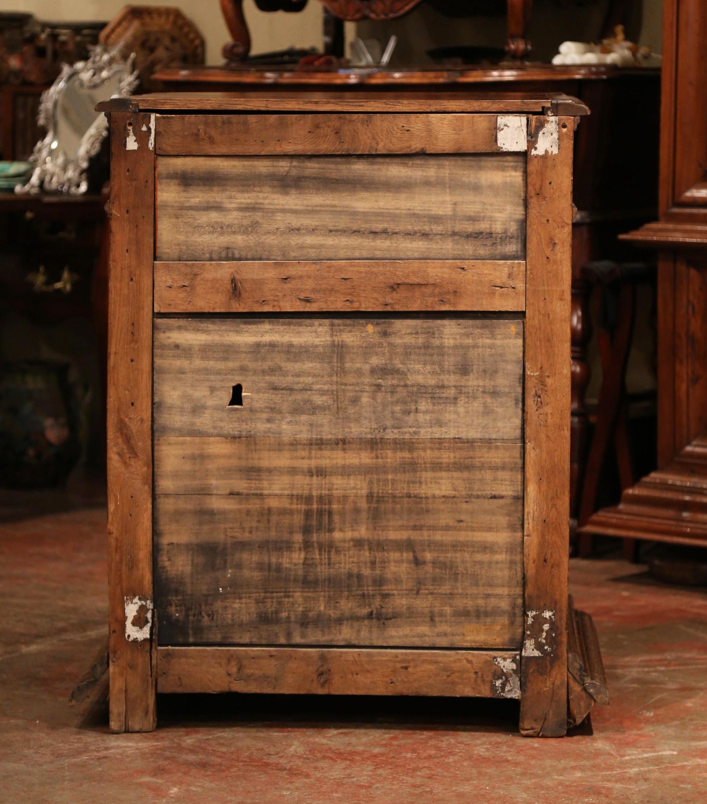 19th Century French Napoleon III Carved Oak Jelly Confiturier