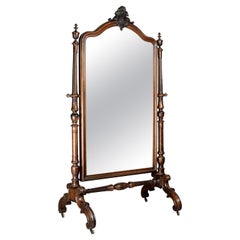 Specchio chevale francese Napoleone III del XIX secolo