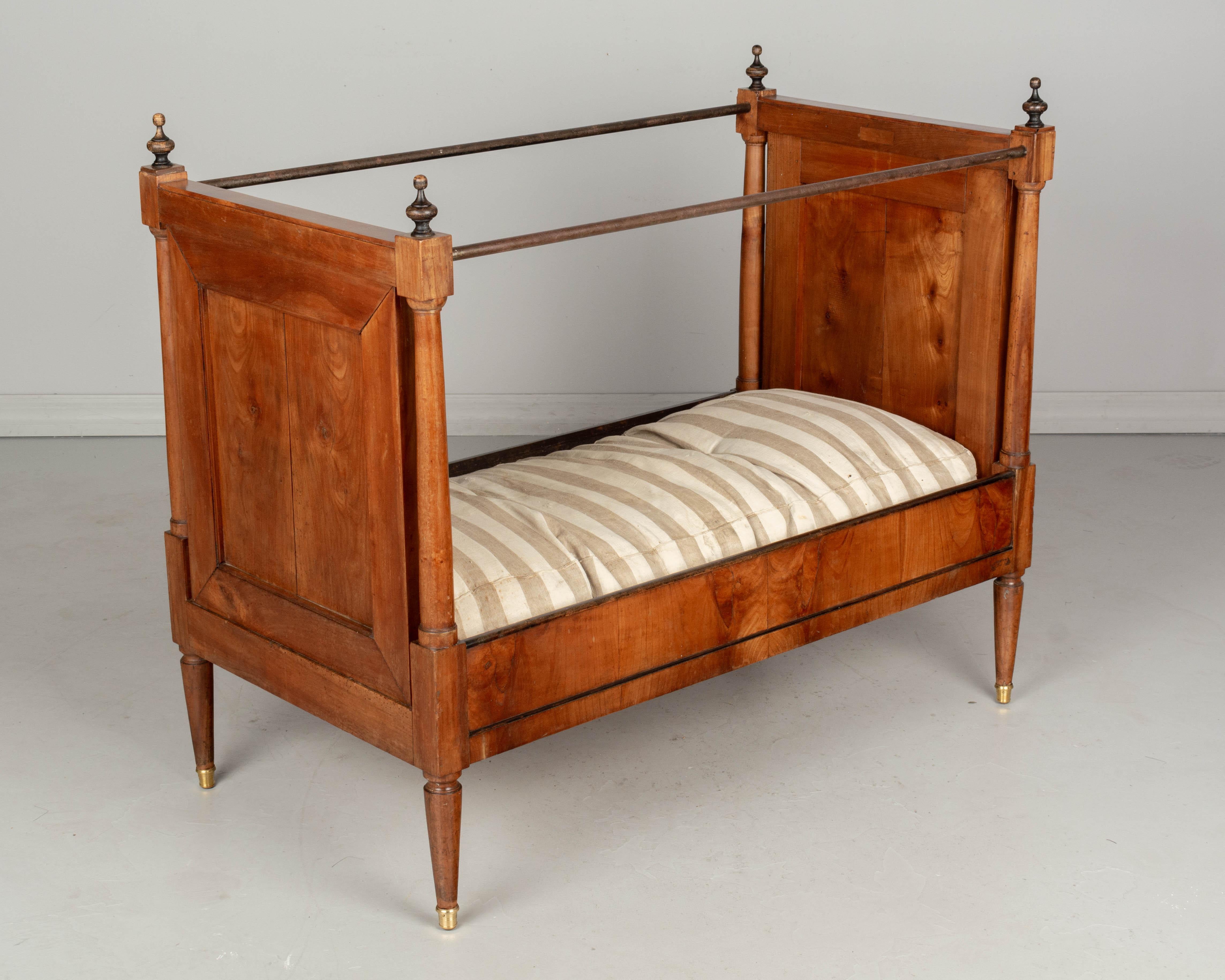 19th Century French Napoleon III Child's Bed For Sale 3