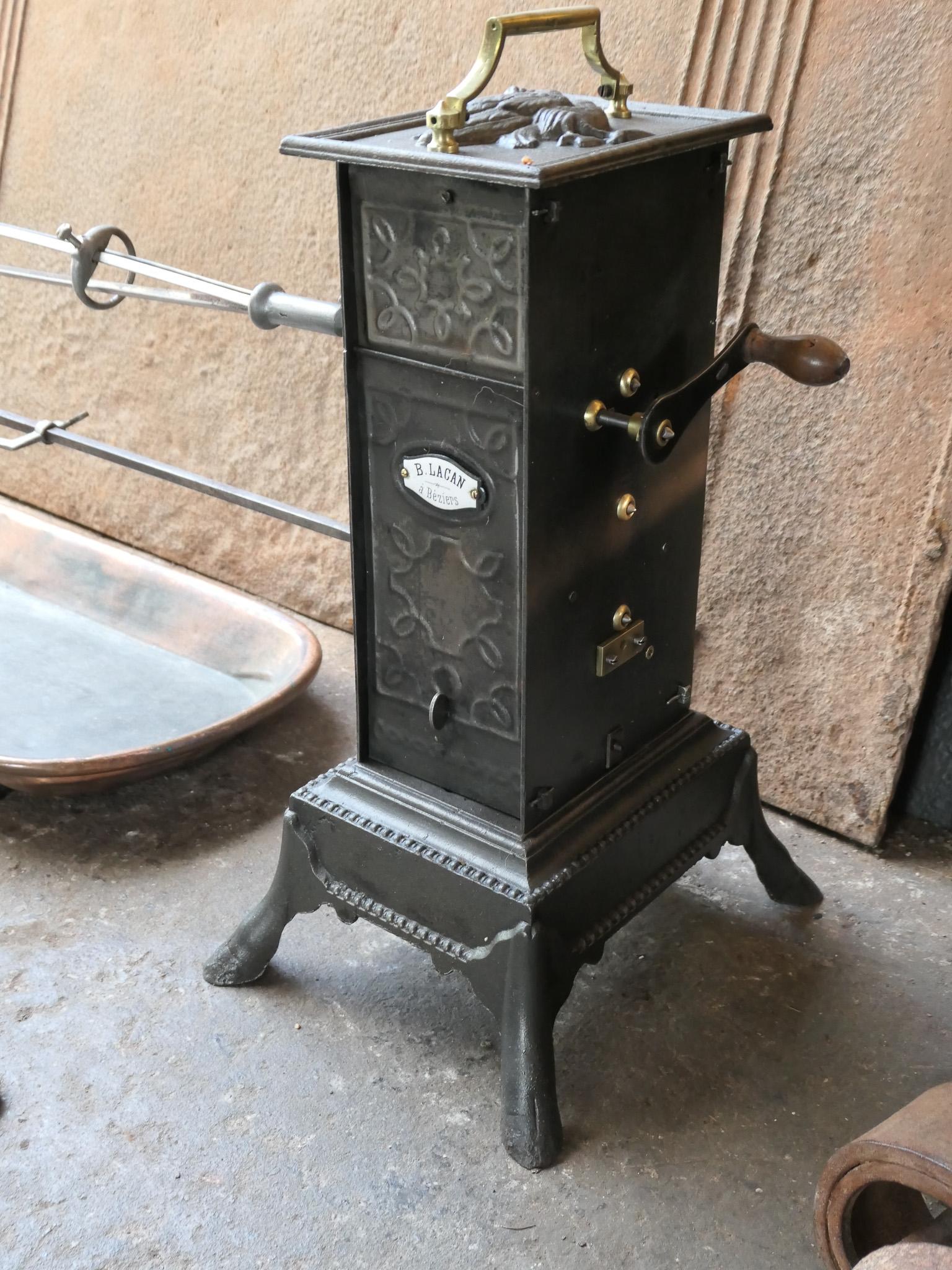 19th Century French Napoleon III Clockwork Roasting Jack 12