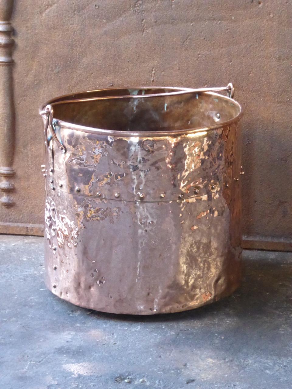 copper log basket