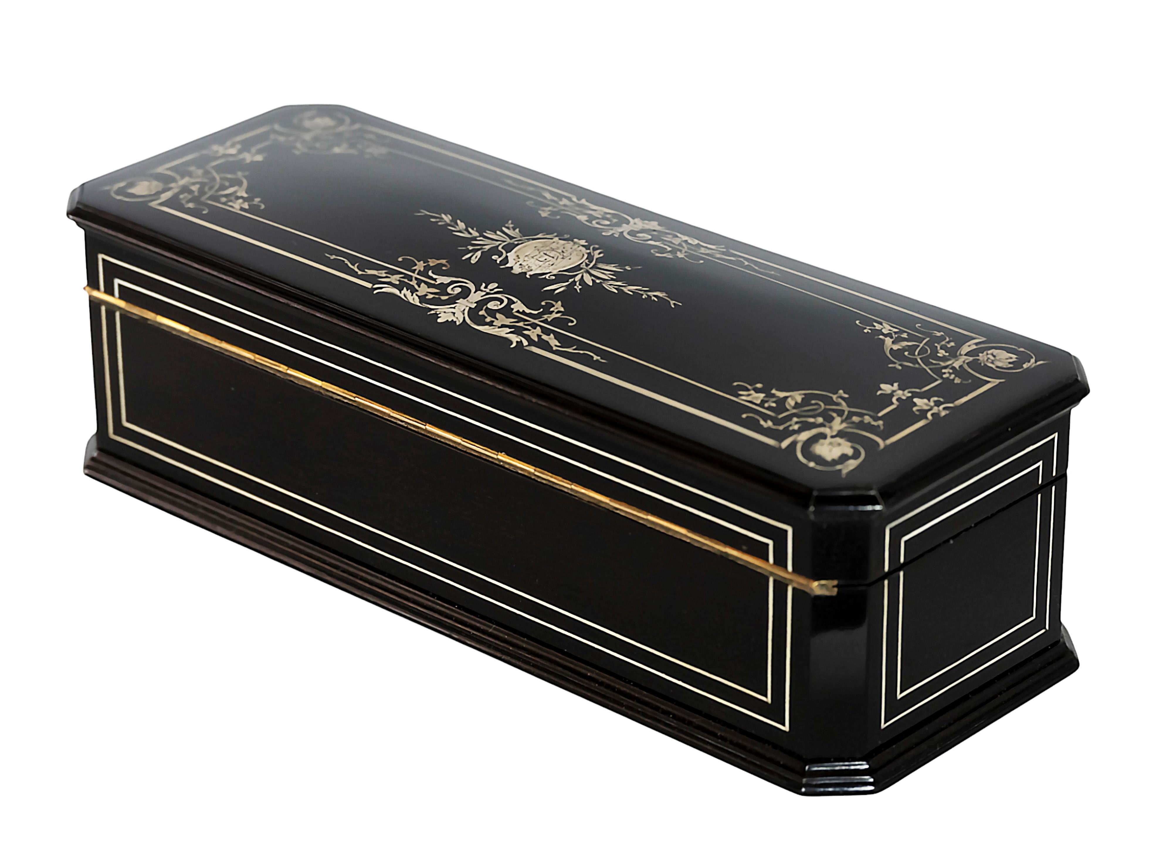 19th Century French Napoleon III Decorative Box For Sale 2