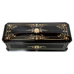 Scatola decorativa francese Napoleone III del XIX secolo