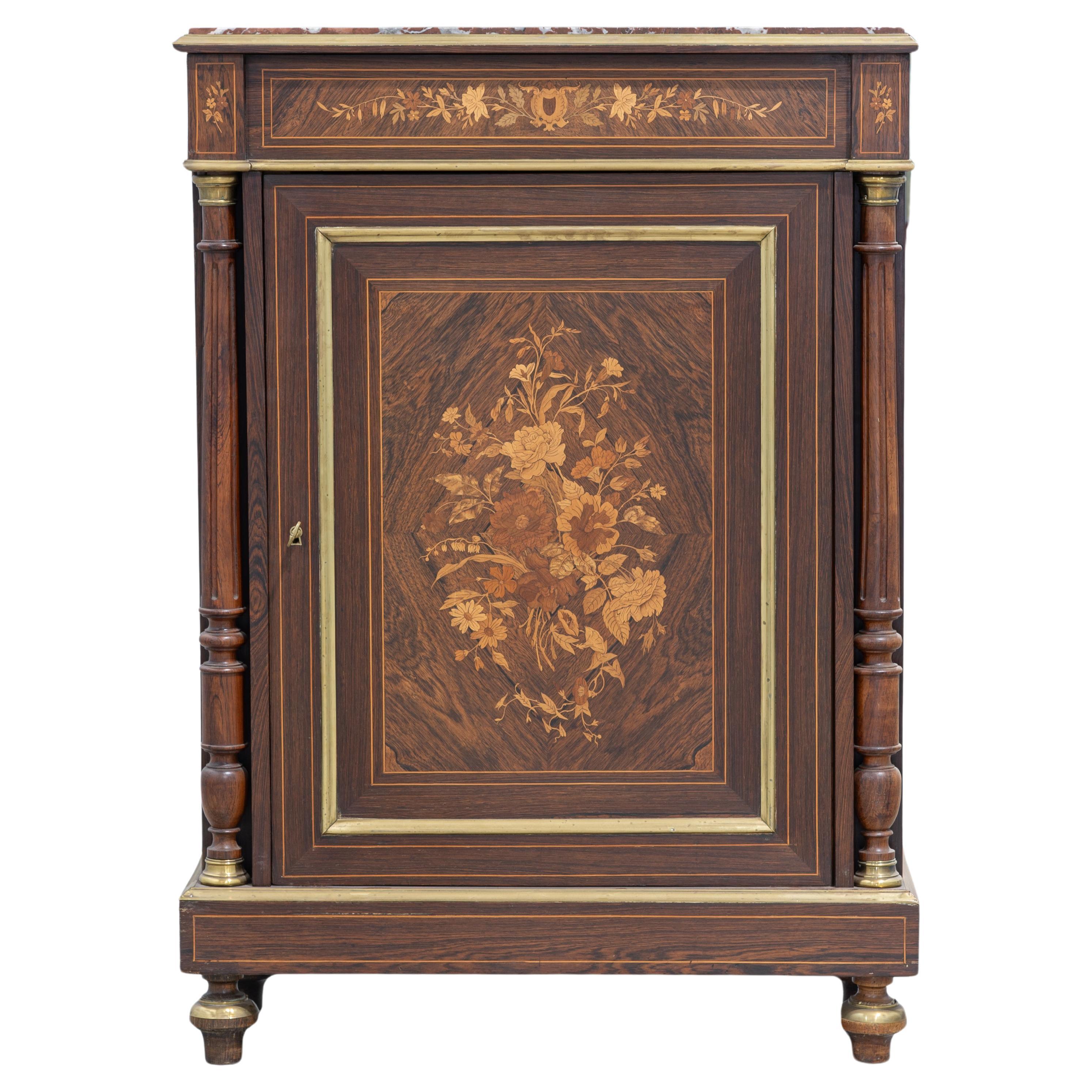  19th Century French Napoleon III "Entre Deux" Cabinet