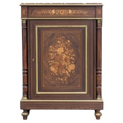 Used  19th Century French Napoleon III "Entre Deux" Cabinet