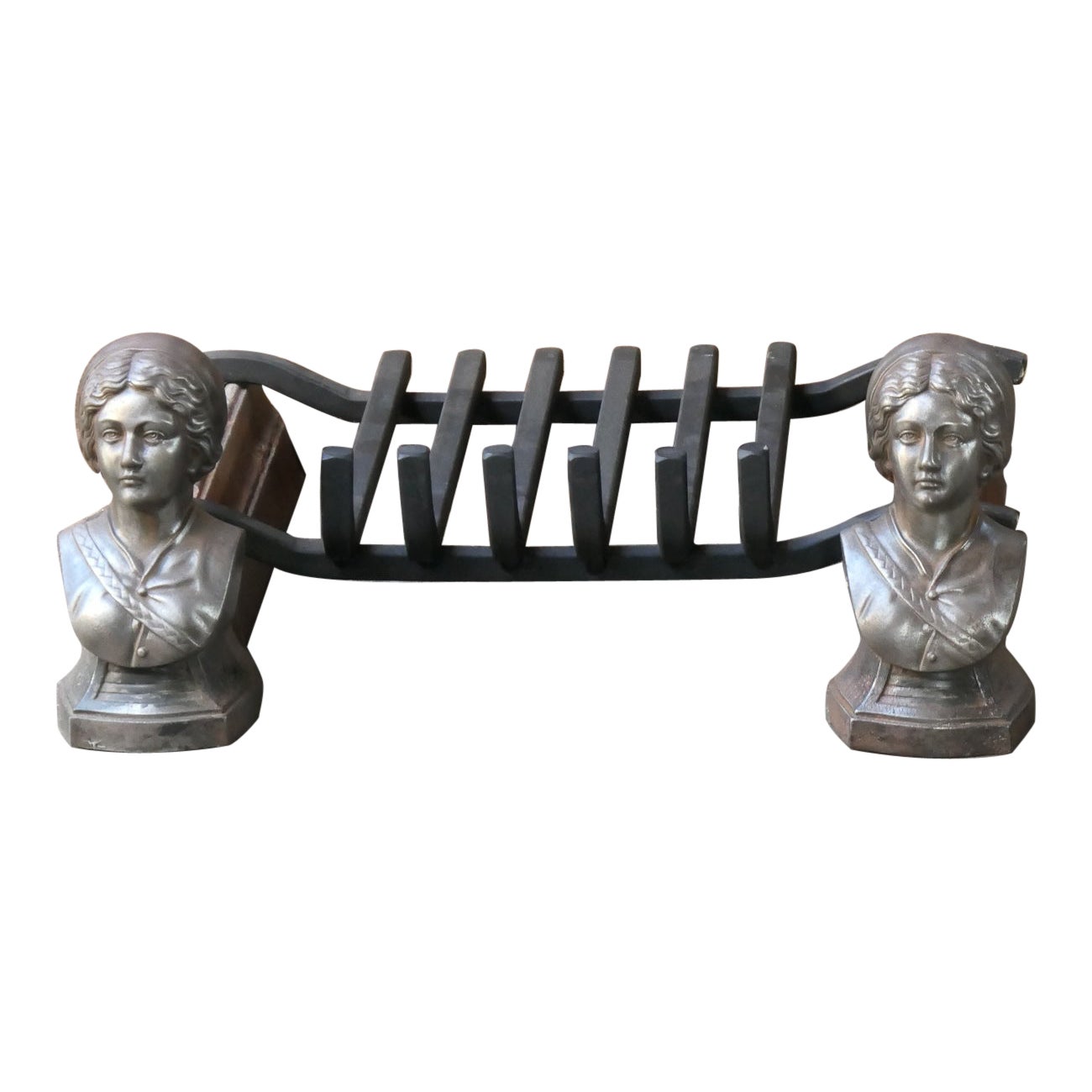 19th Century French Napoleon III Fire Grate, Fireplace Grate