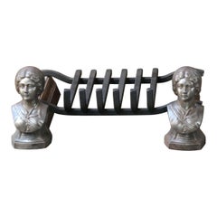Grille de cheminée Napoléon III du 19ème siècle, Grille de cheminée