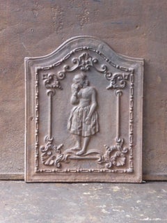 19th Century French Napoleon III Fireback / Backsplash