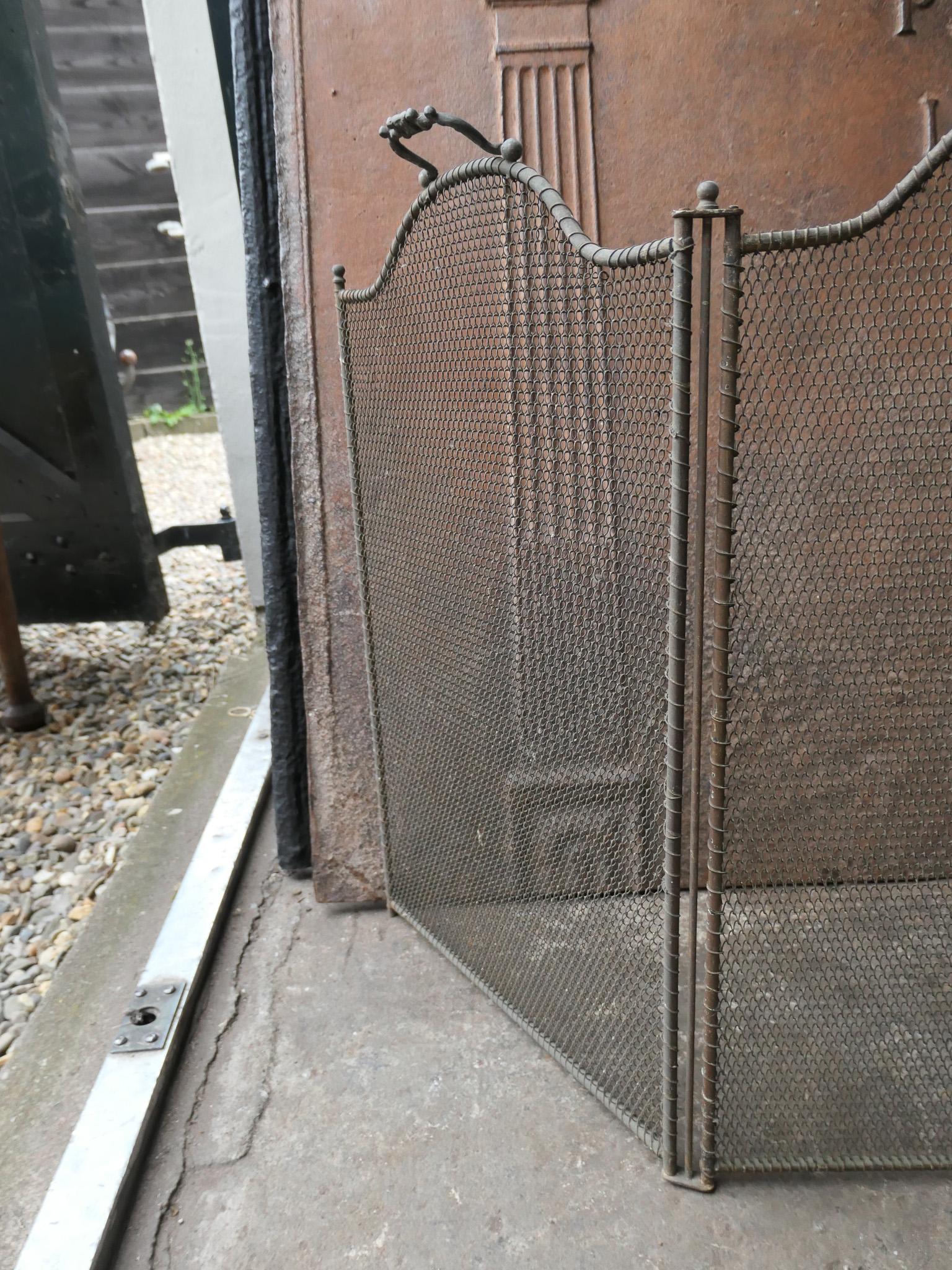 19th Century French Napoleon III Fireplace Screen 6