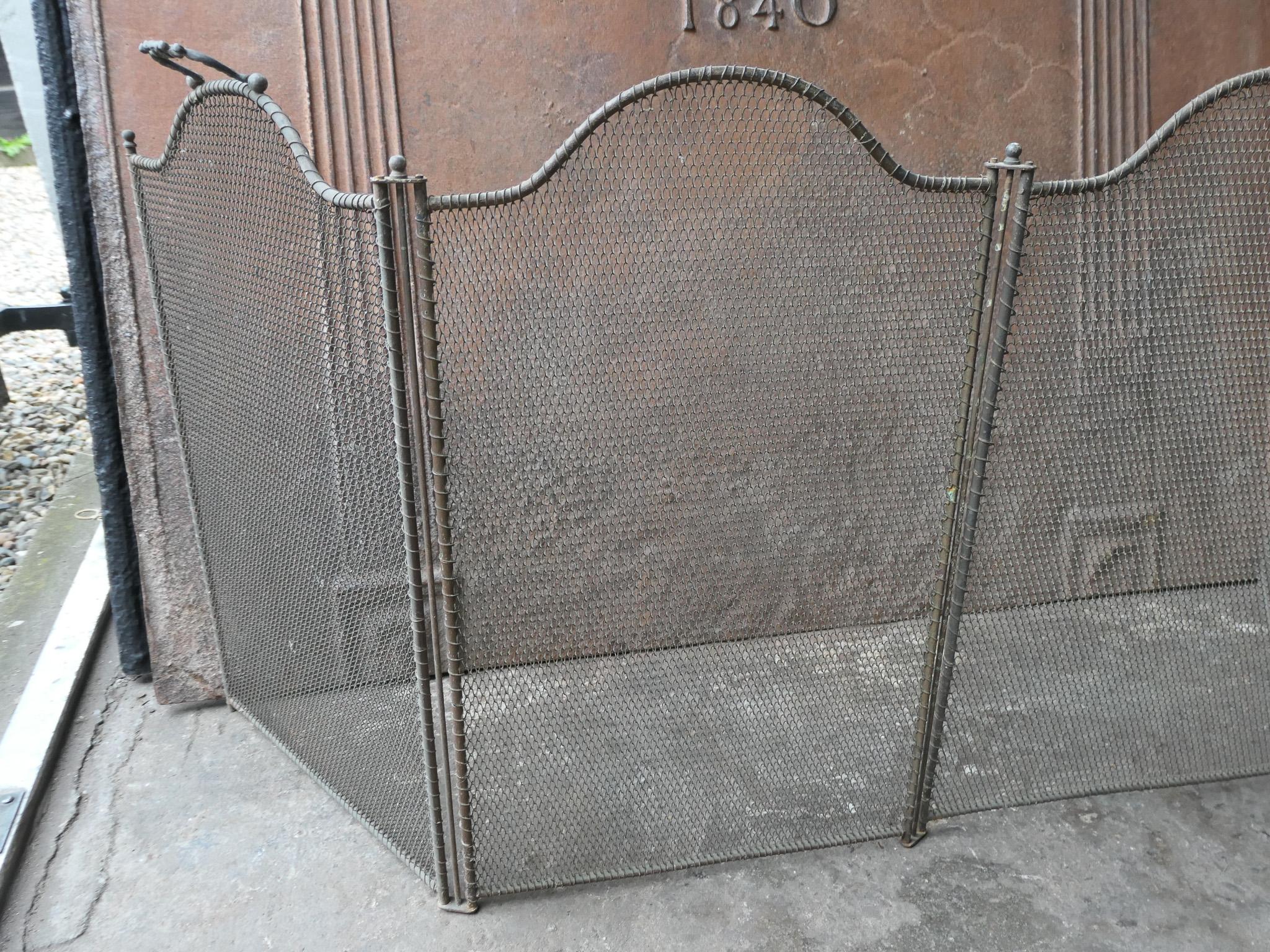 19th Century French Napoleon III Fireplace Screen 8
