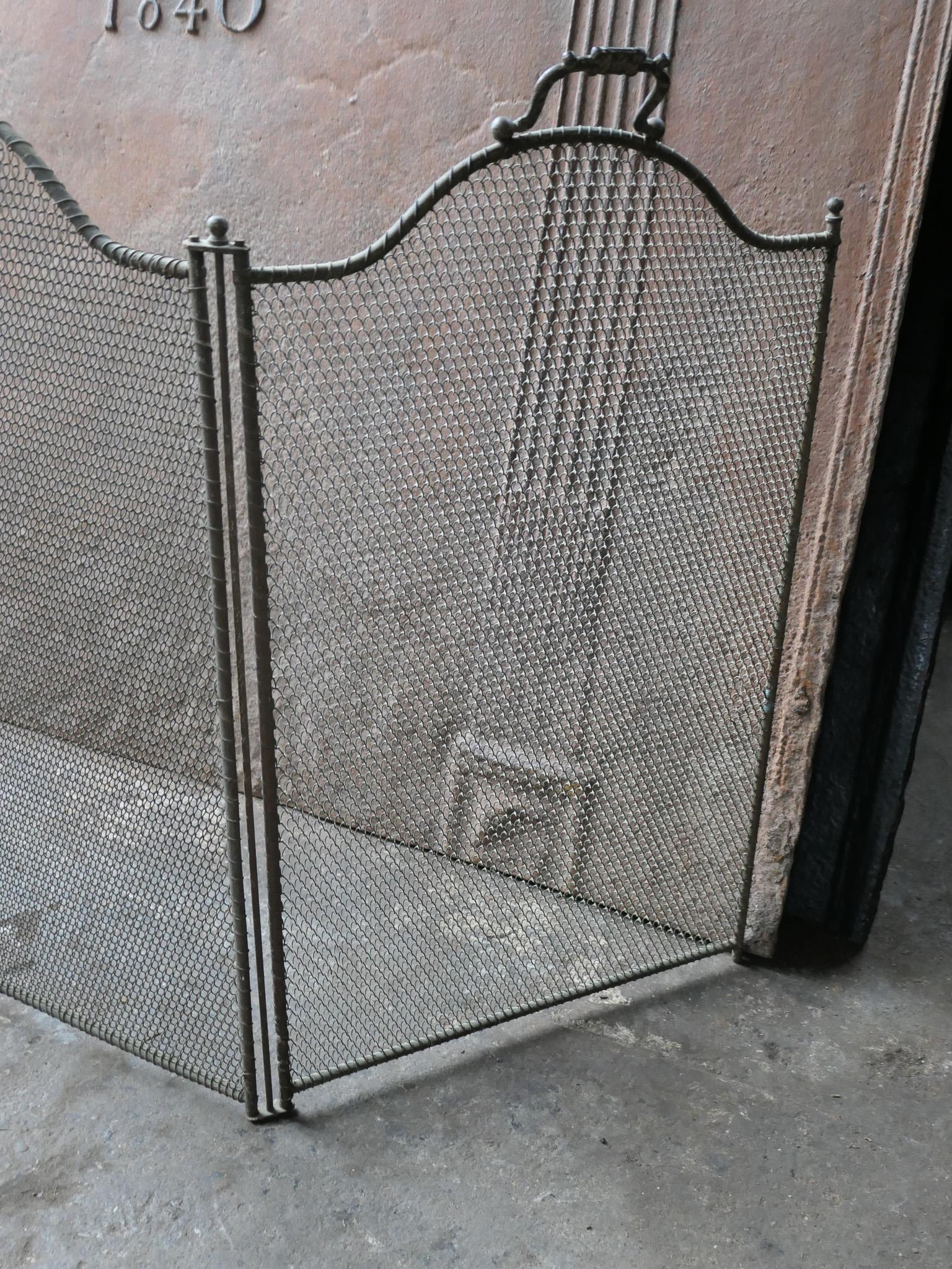 19th Century French Napoleon III Fireplace Screen 11