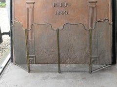 Paravento francese del XIX secolo per caminetto Napoleone III