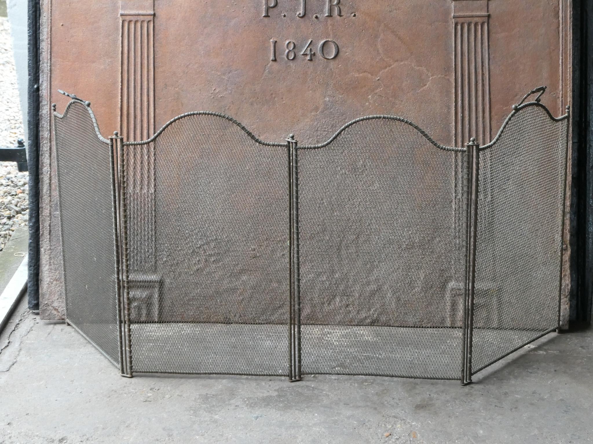 19th Century French Napoleon III Fireplace Screen 2