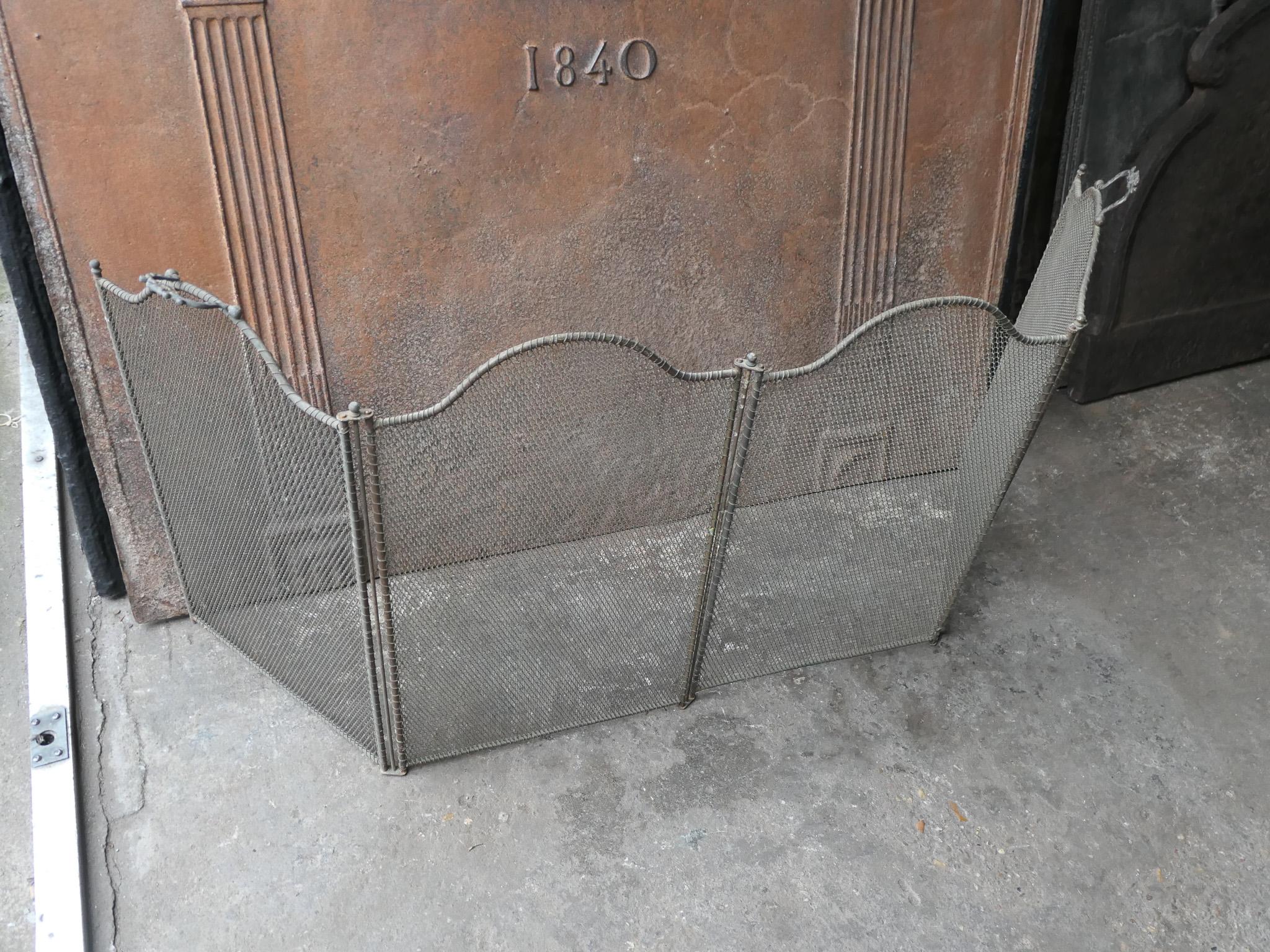 19th Century French Napoleon III Fireplace Screen 5