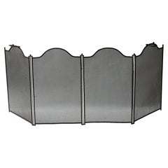 19th Century French Napoleon III Fireplace Screen