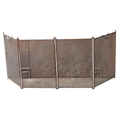Antique 19th Century French Napoleon III Fireplace Screen