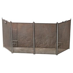 Antique 19th Century French Napoleon III Fireplace Screen