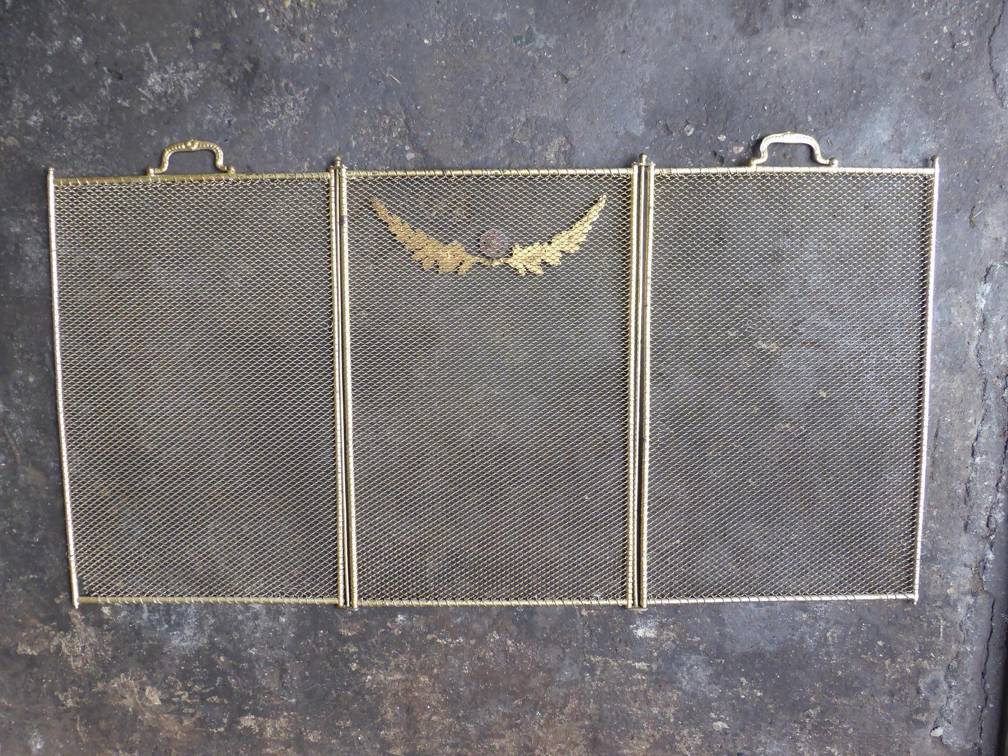 19th Century French Napoleon III Fireplace Screen or Fire Screen 6