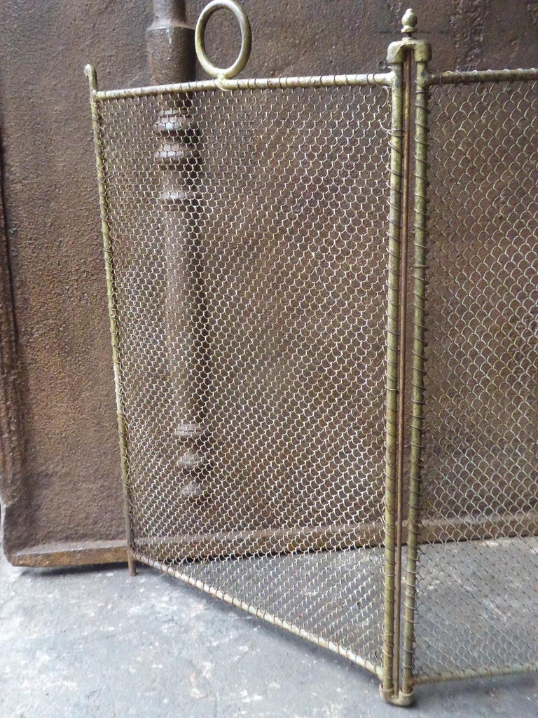 19th Century French Napoleon Iii Fireplace Screen Or Fire Screen