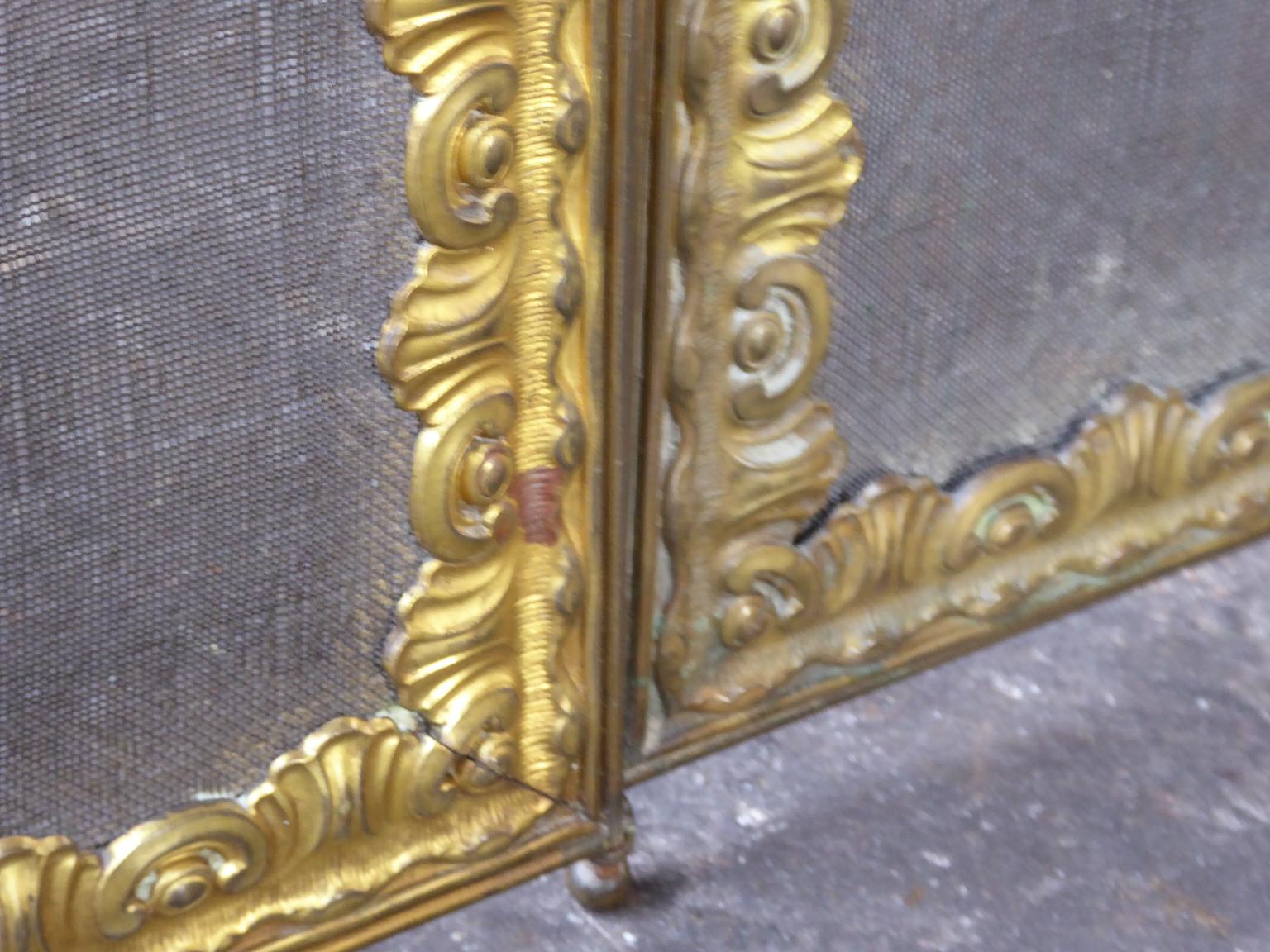 19th Century French Napoleon III Fireplace Screen or Fire Screen 6
